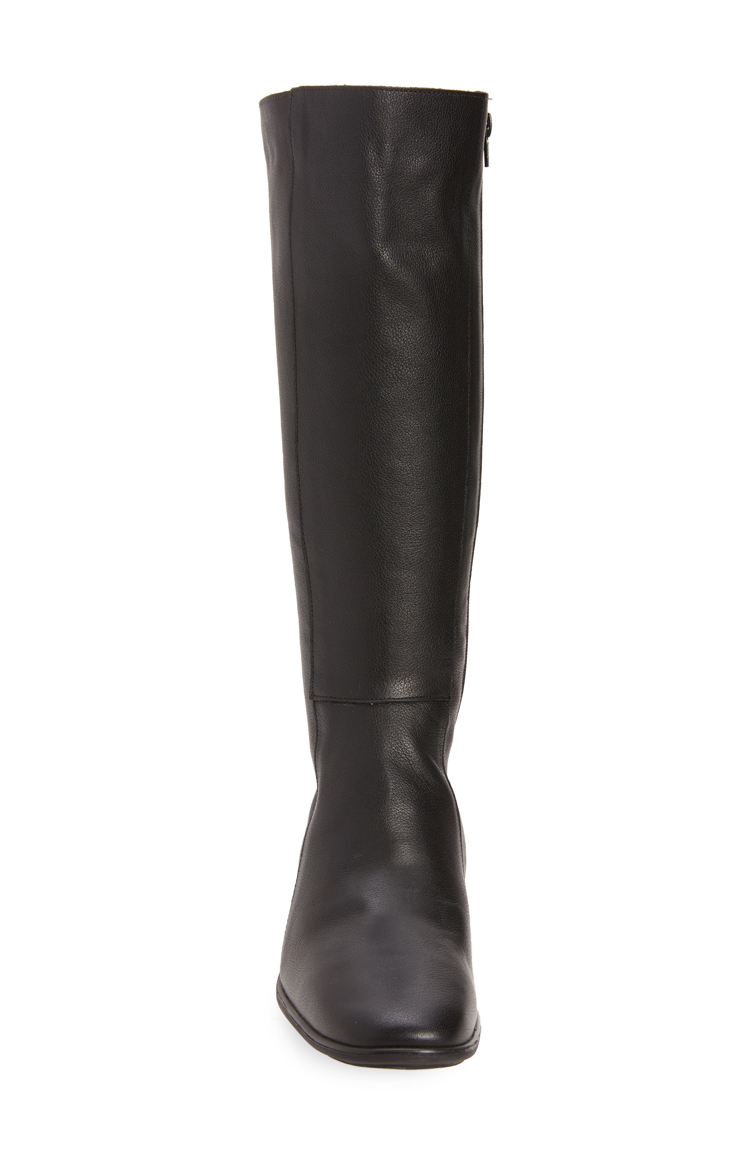Naot Gift Knee High Boot, Alternate, color, Soft Black Leather