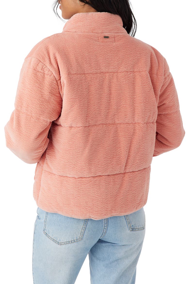 Novah Quilted Corduroy Jacket, Alternate, color, SUN RUST