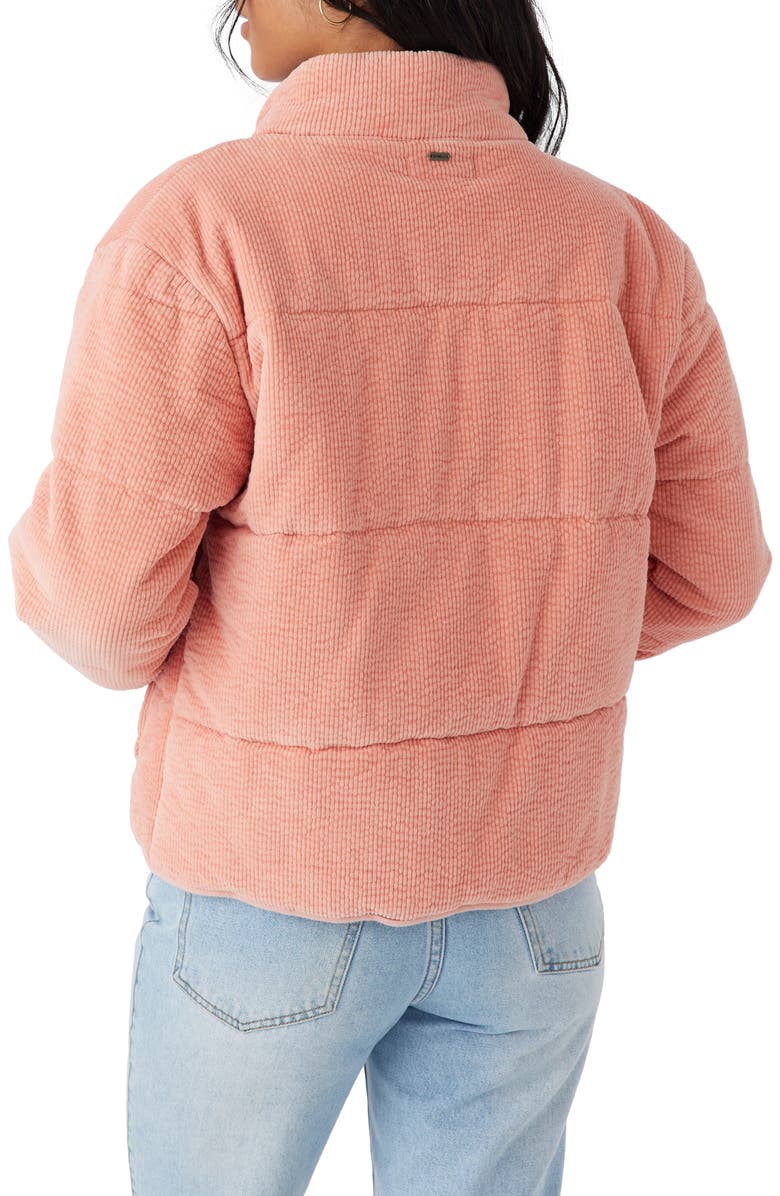 O'Neill Novah Quilted Corduroy Jacket, Alternate, color, Sun Rust