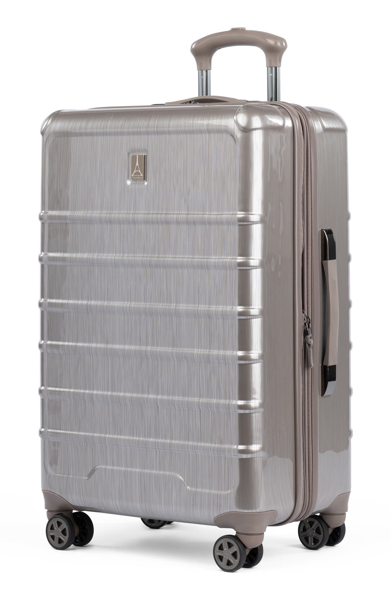 TRAVELPRO Rollmaster<sup>™</sup> Lite 24" Expandable Medium Checked Hardside Spinner Luggage, Alternate, color, 