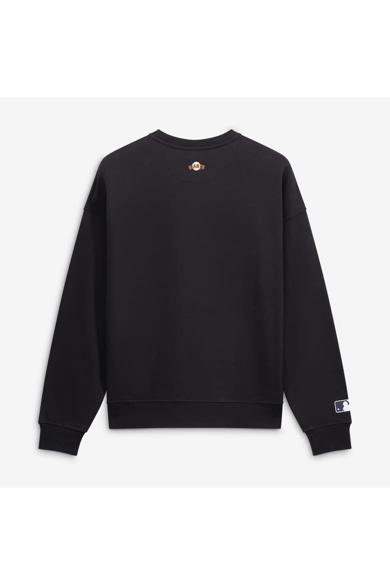 Women's Terez  Black San Francisco Giants Cloud Embossed Sweatshirt, Alternate, color, Black