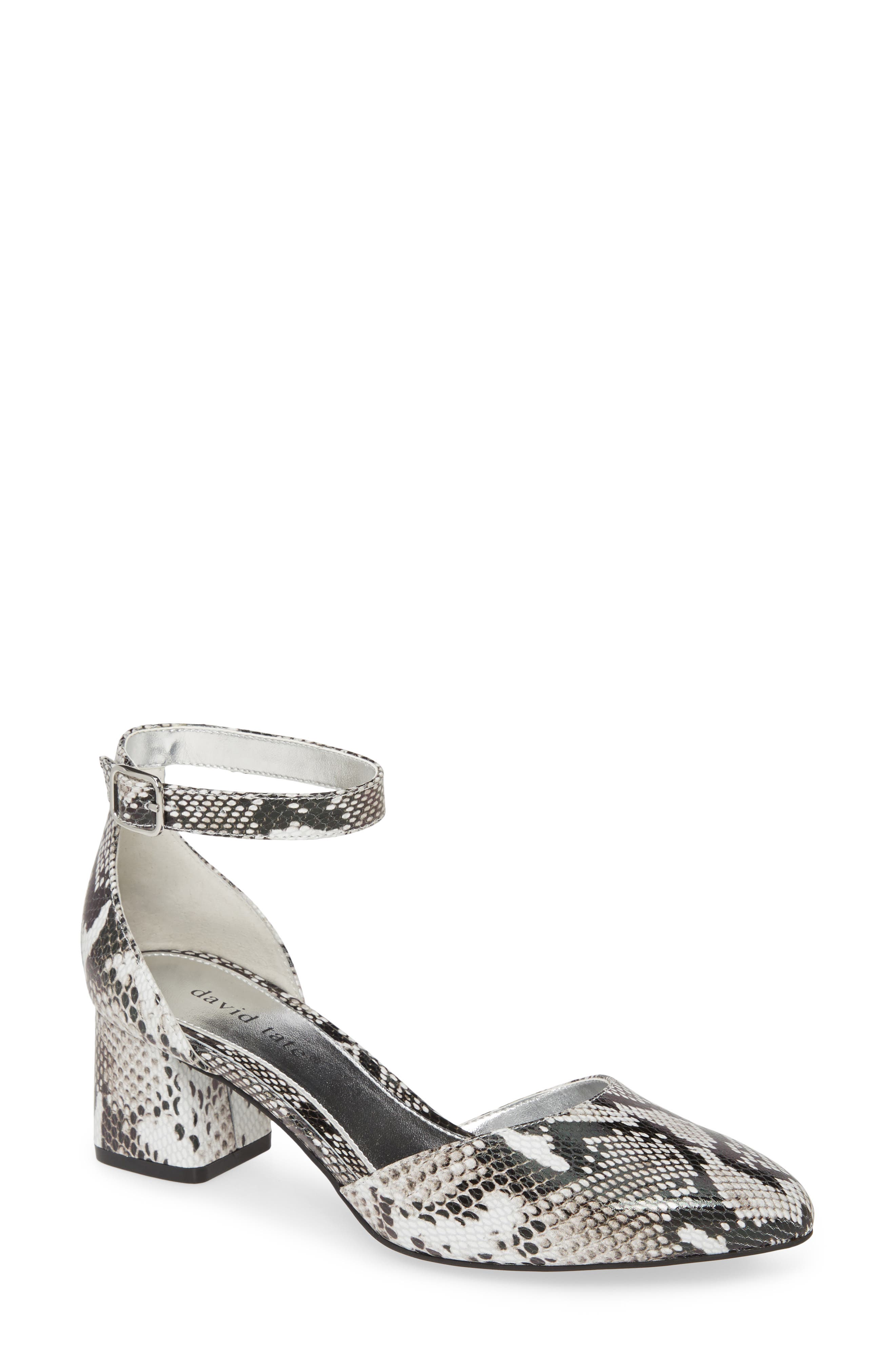 Adeline Sandal, Main, color, WHITE SNAKE PRINT LEATHER