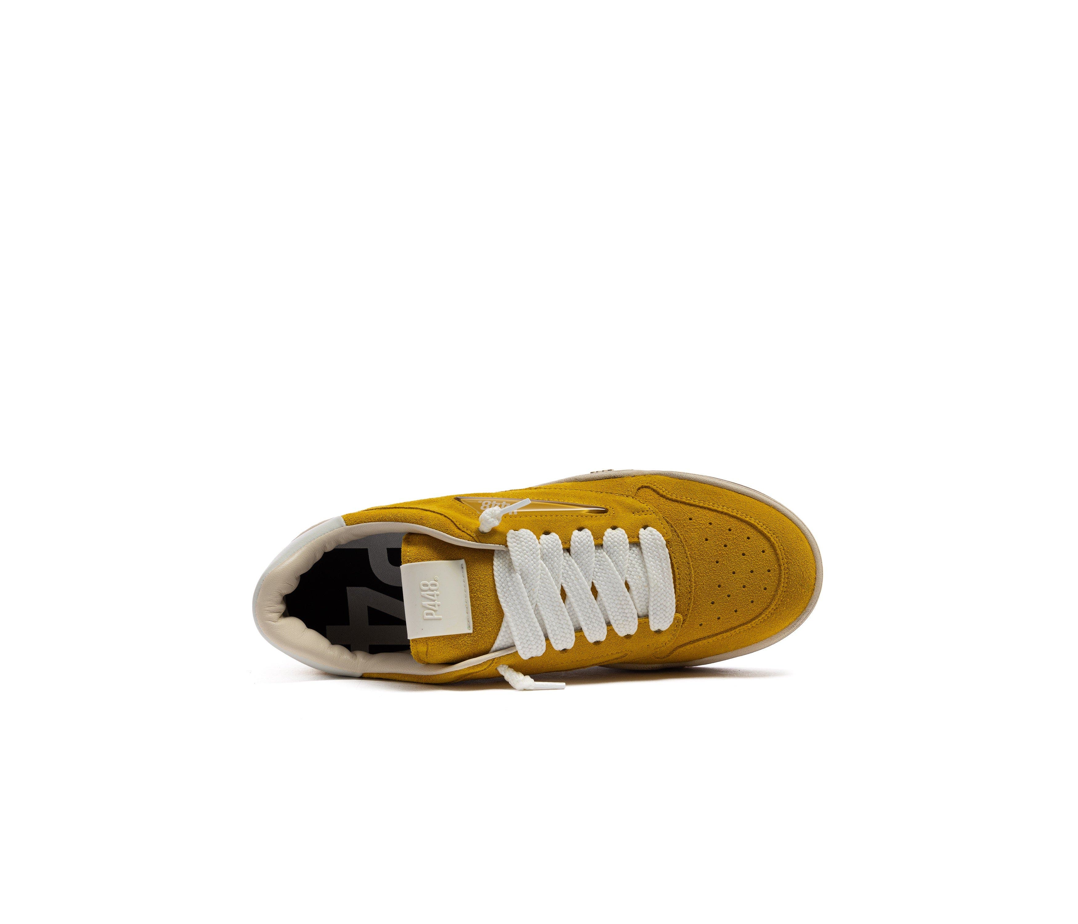 P448 Brixton Sneaker, Alternate, color, Marigold Yellow