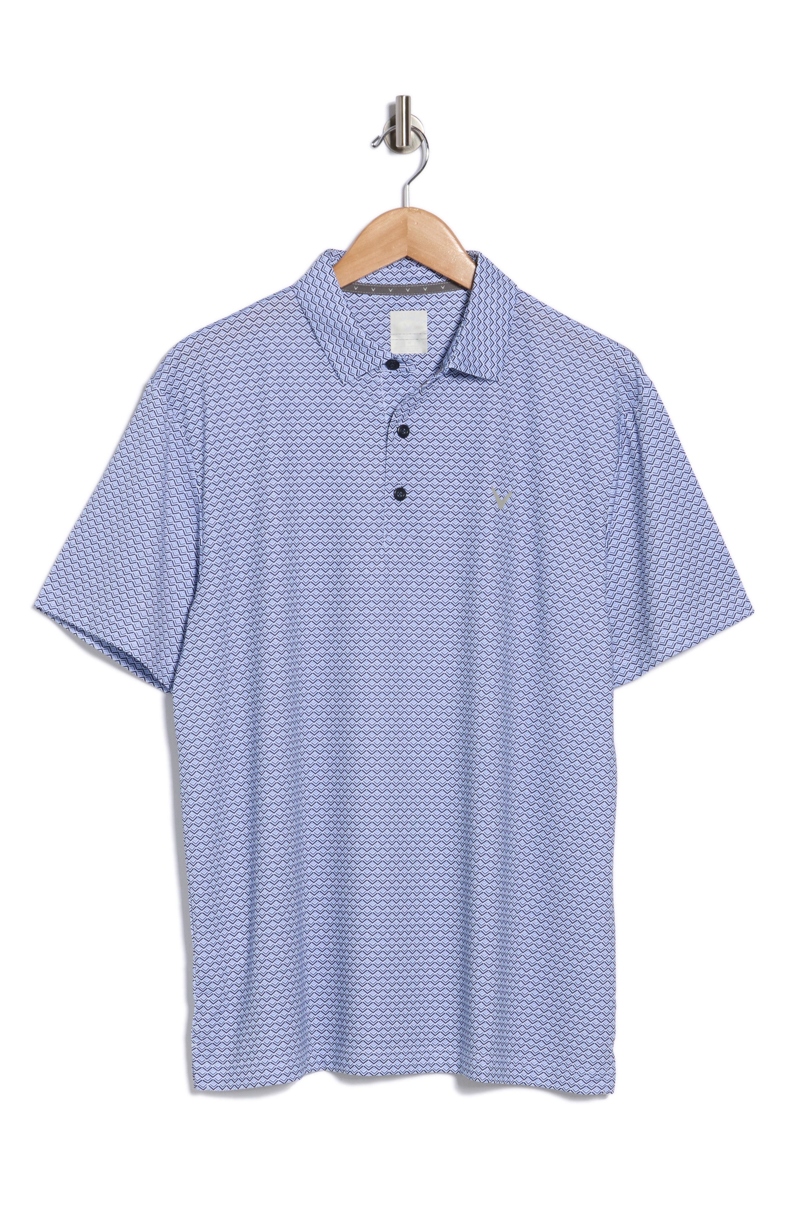 Callaway Gradient Chevron Short Sleeve Polo