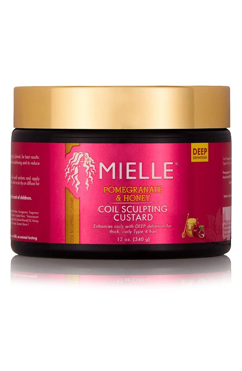 MIELLE Pomegranate & Honey Coil Sculpting Custard, Main, color, 