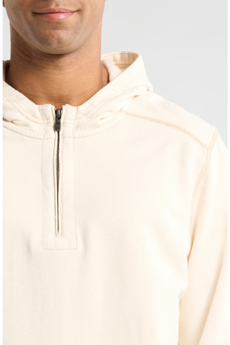 Cirrus Breeze Half Zip Hoodie, Alternate, color, NATURAL