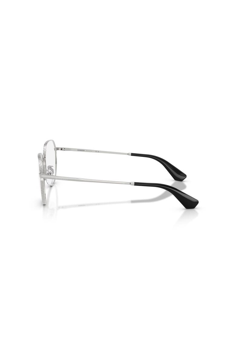 54mm Round optical glasses, Alternate, color, Silver