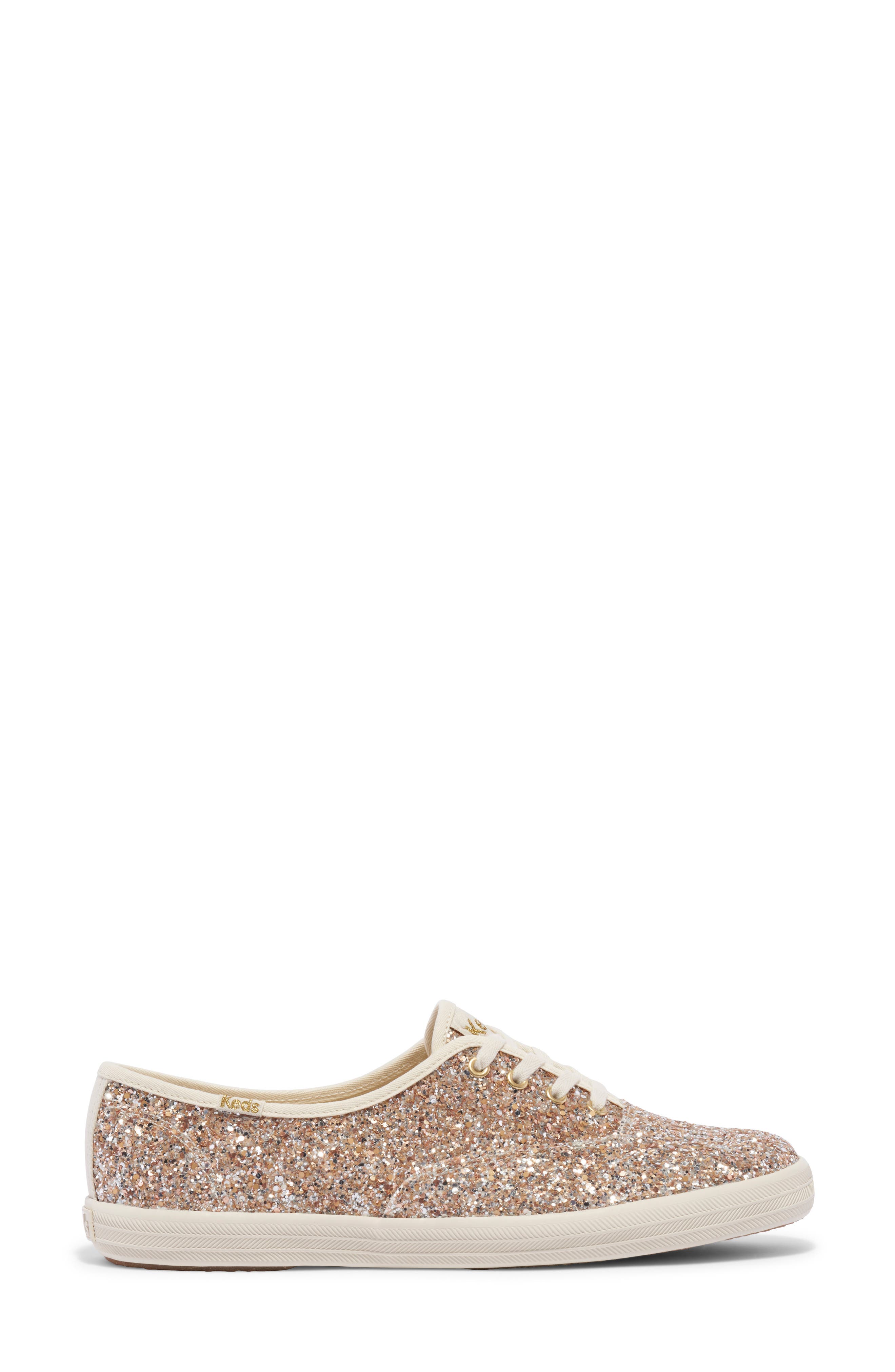 Champion Lace-Up Sneaker, Alternate, color, GOLD