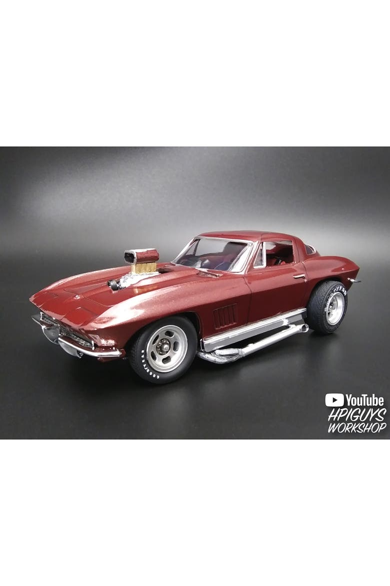 1 to 25 Scale Model Kit 1967 Chevy Corvette Stingray Streaker Vette, Alternate, color, Multicolored