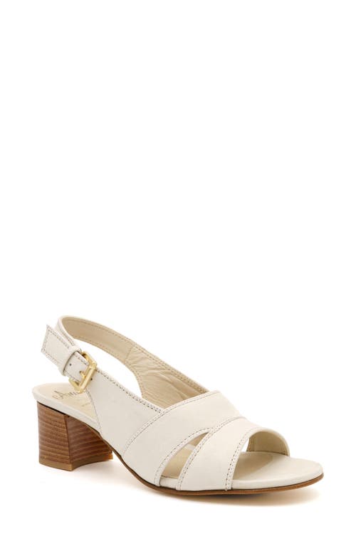 Amalfi By Rangoni Efrem Slingback Sandal In Mozzarella Long Beach