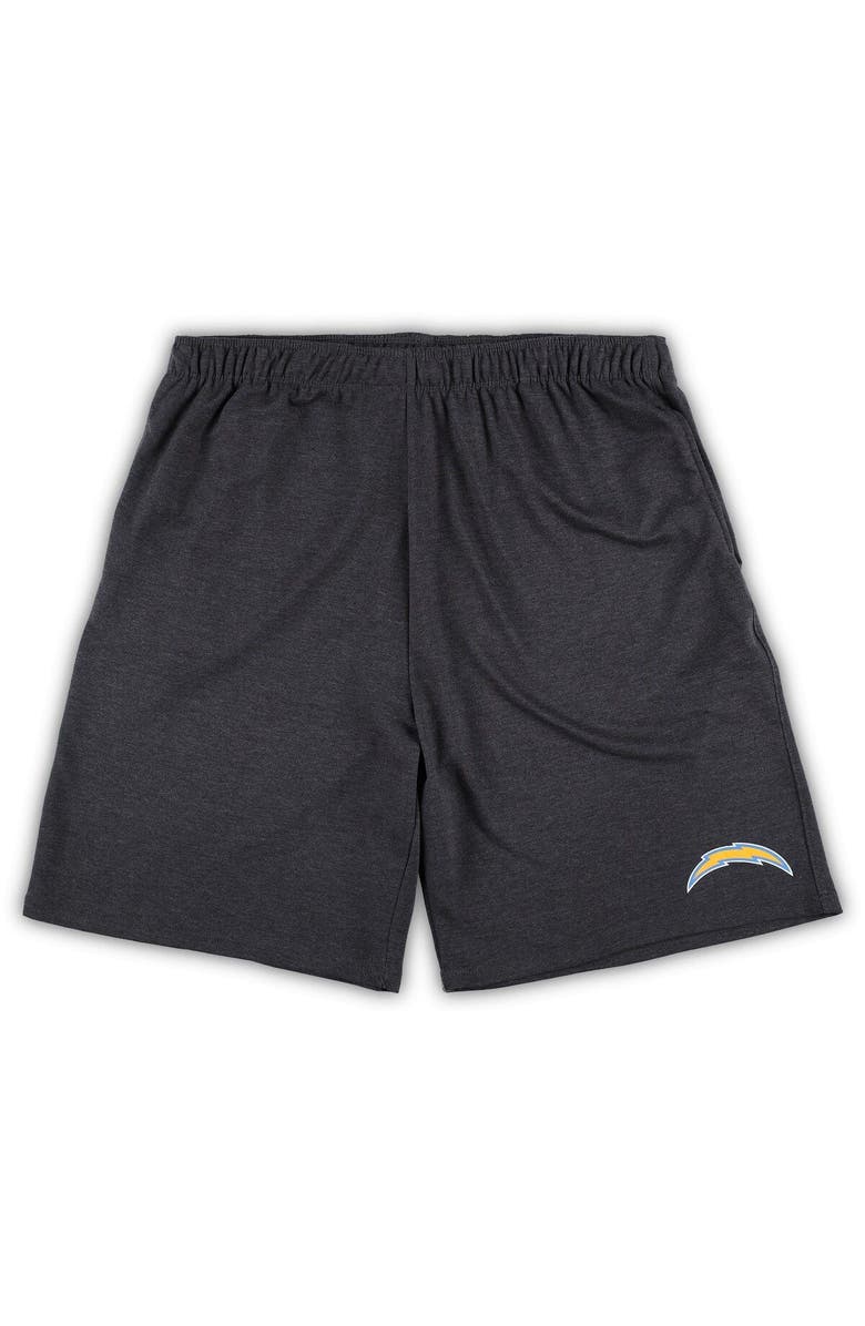 CONCEPTS SPORT Men's Concepts Sport White/Charcoal Los Angeles Chargers Big & Tall T-Shirt and Shorts Set, Alternate, color, White