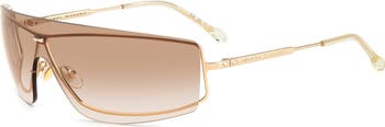 99mm Gradient Oversize Shield Sunglasses