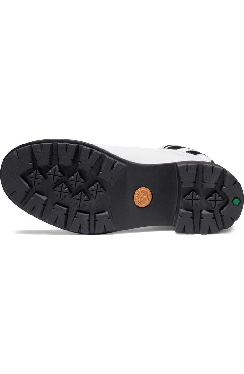 Timberland Kinsley Waterproof Combat Boot with Genuine Calf Hair Trim, Alternate, color,