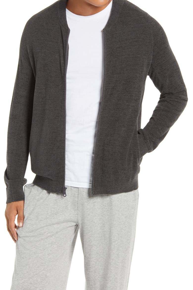 CozyChic™ Lite Zip Cardigan, Main, color, CARBON