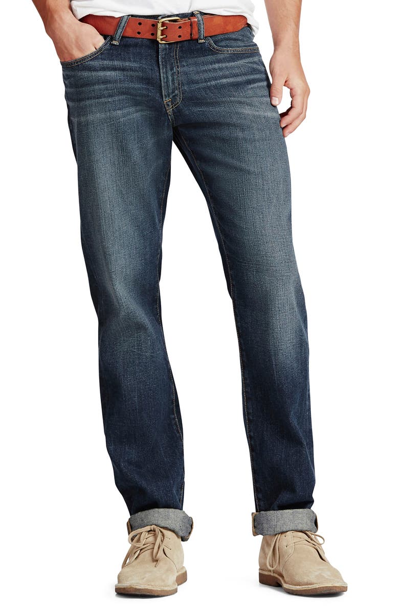 Lucky Brand 410 Athletic Straight Leg Jeans, Main, color, Corte Madera