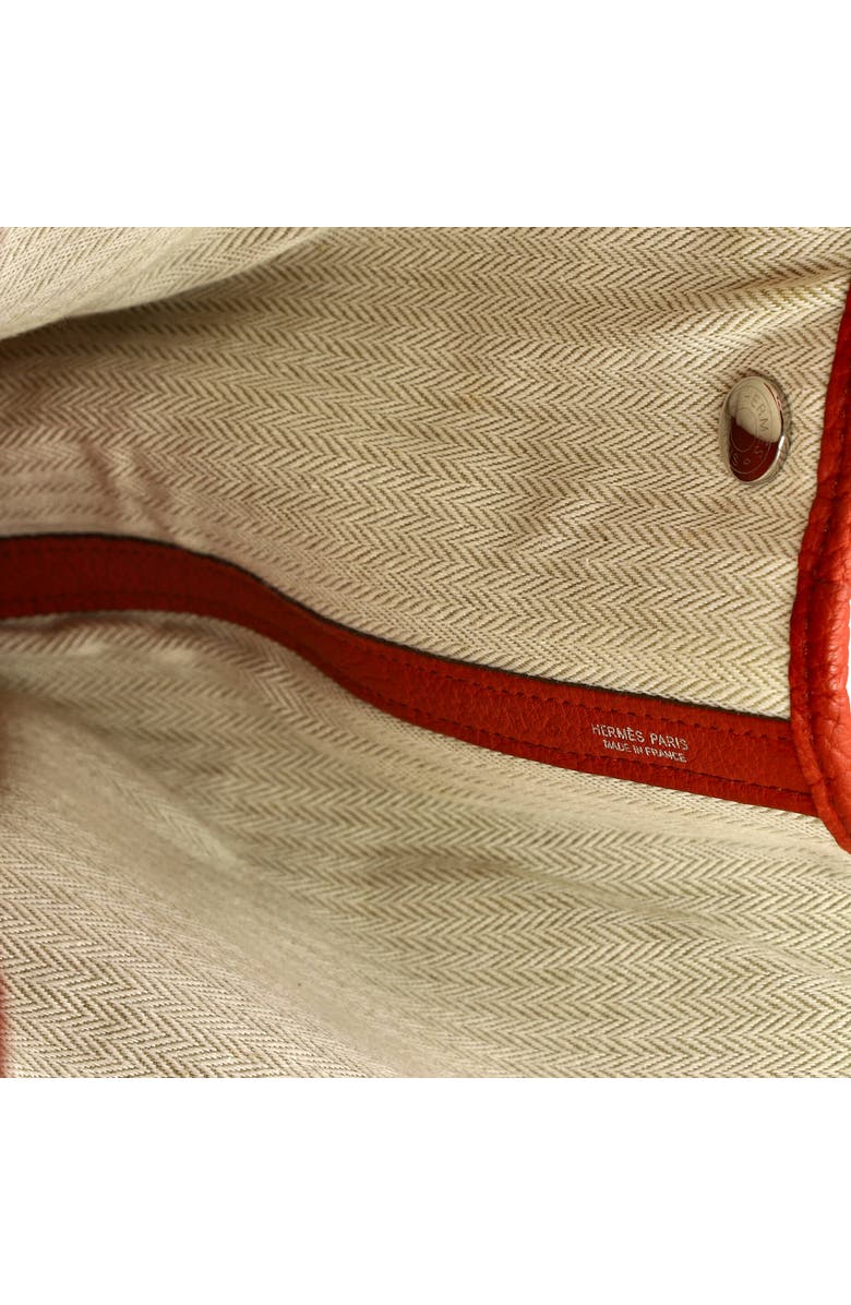 Pre-Owned Hermes Garden Party Tote Leather 36, Alternate, color, Rouge Duchesse