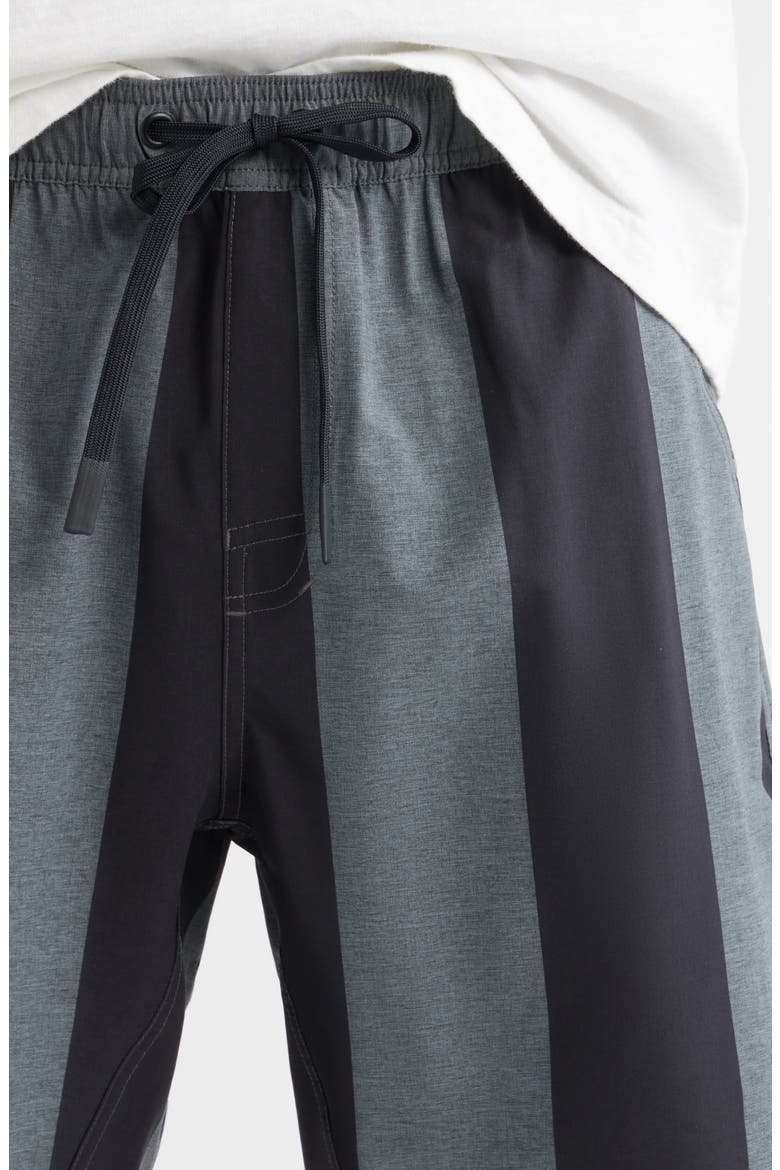 Tempo Tech Shorts, Alternate, color, BLACK STRIPE