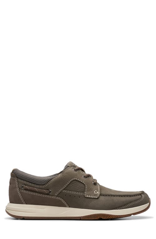 Clarks ® Sailview Sneaker In Taupe Nubuck