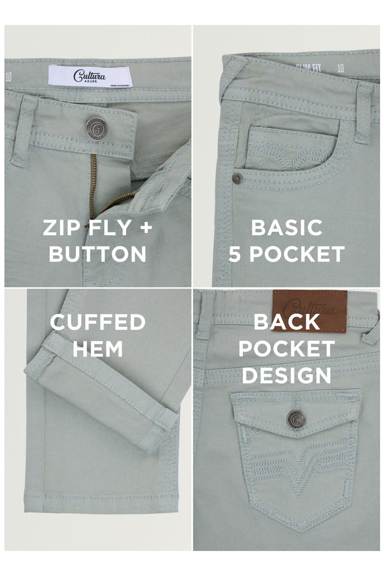 Kids' Saddle Stitch Jeans, Alternate, color, SAGE