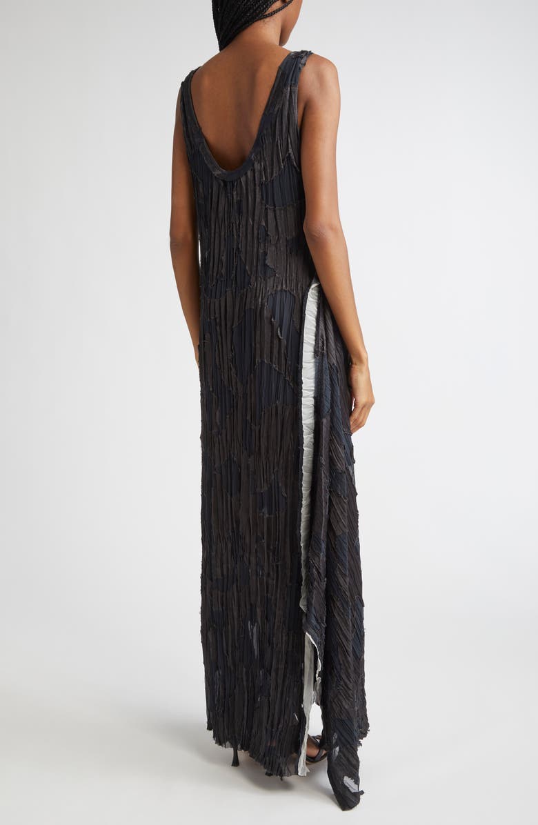 Jason Wu Collection Abstract Stripe Jacquard Gown, Alternate, color, Ink