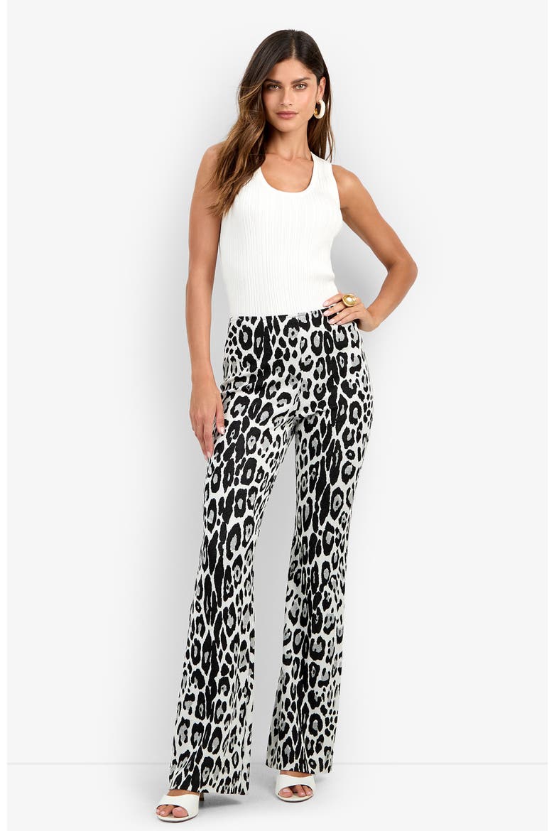 Jacoba Leopard Print Pant, Main, color, Snow Leopard