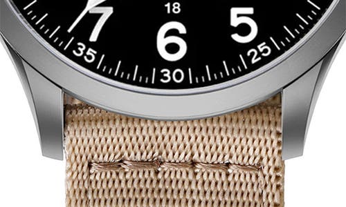Shop Vaer S5 Calendar Field Watch, 40mm In Black/silver