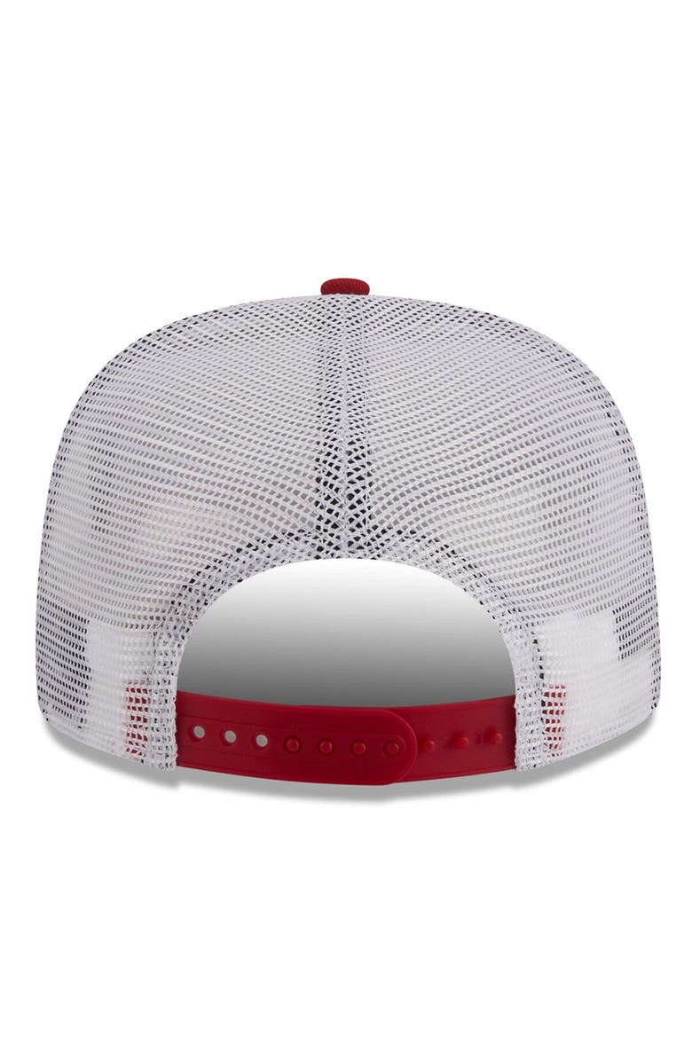 New Era Men's New Era Cardinal/White Arizona Cardinals Original Classic Golfer Adjustable Hat, Alternate, color, Cardinal