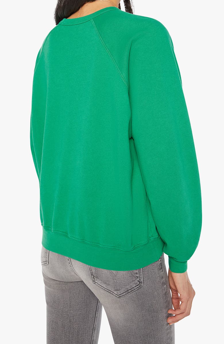 MOTHER The Biggie Concert Cotton Graphic Sweatshirt, Alternate, color, Buck Wild