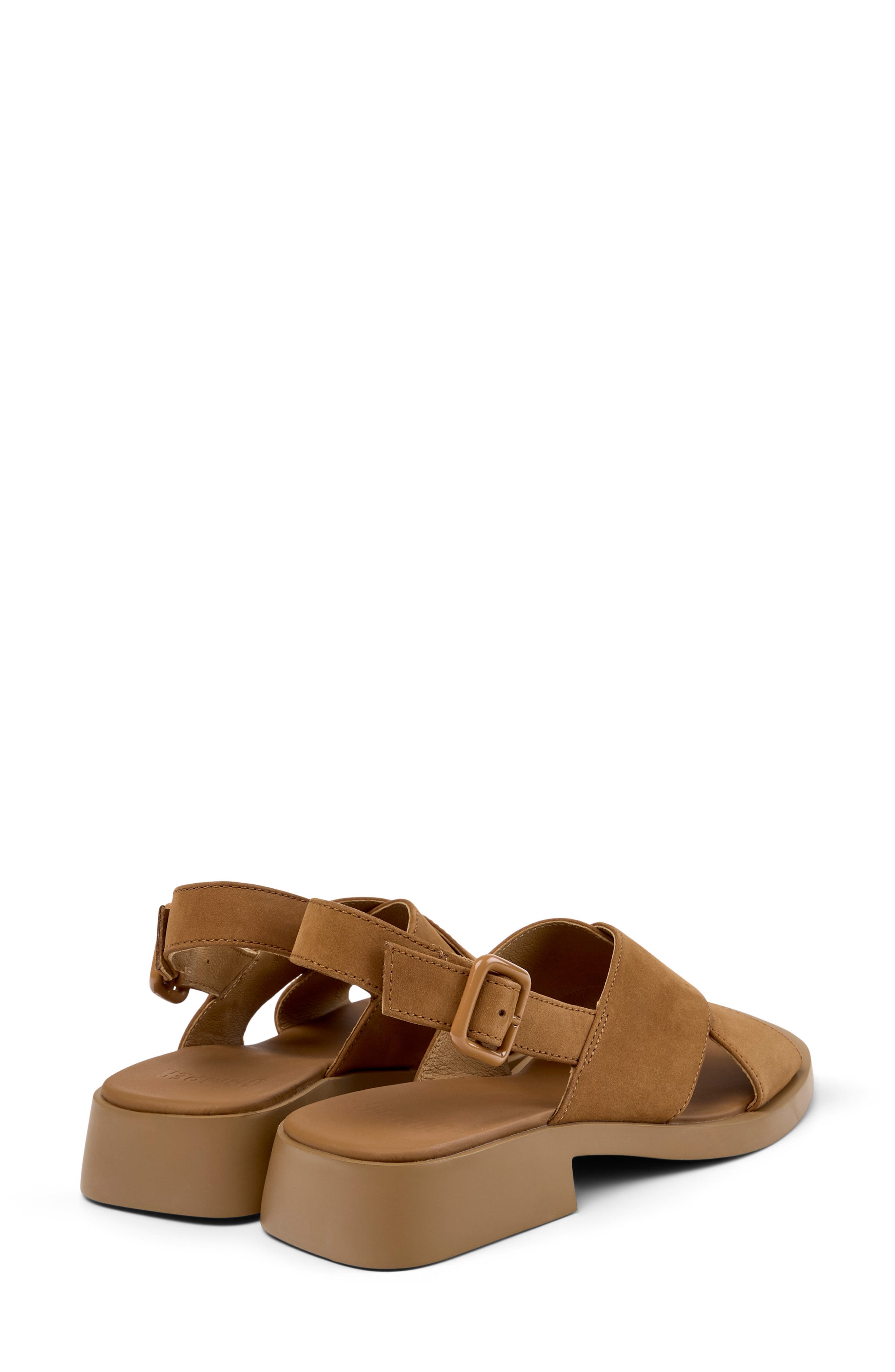 Camper Dana X-Strap Sandal, Alternate, color, Medium Brown
