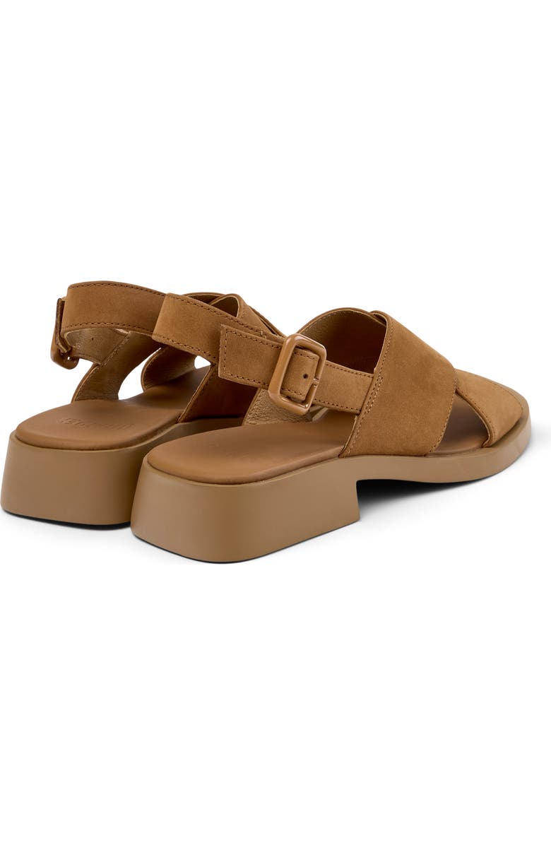 Camper Dana X-Strap Sandal, Alternate, color, Medium Brown