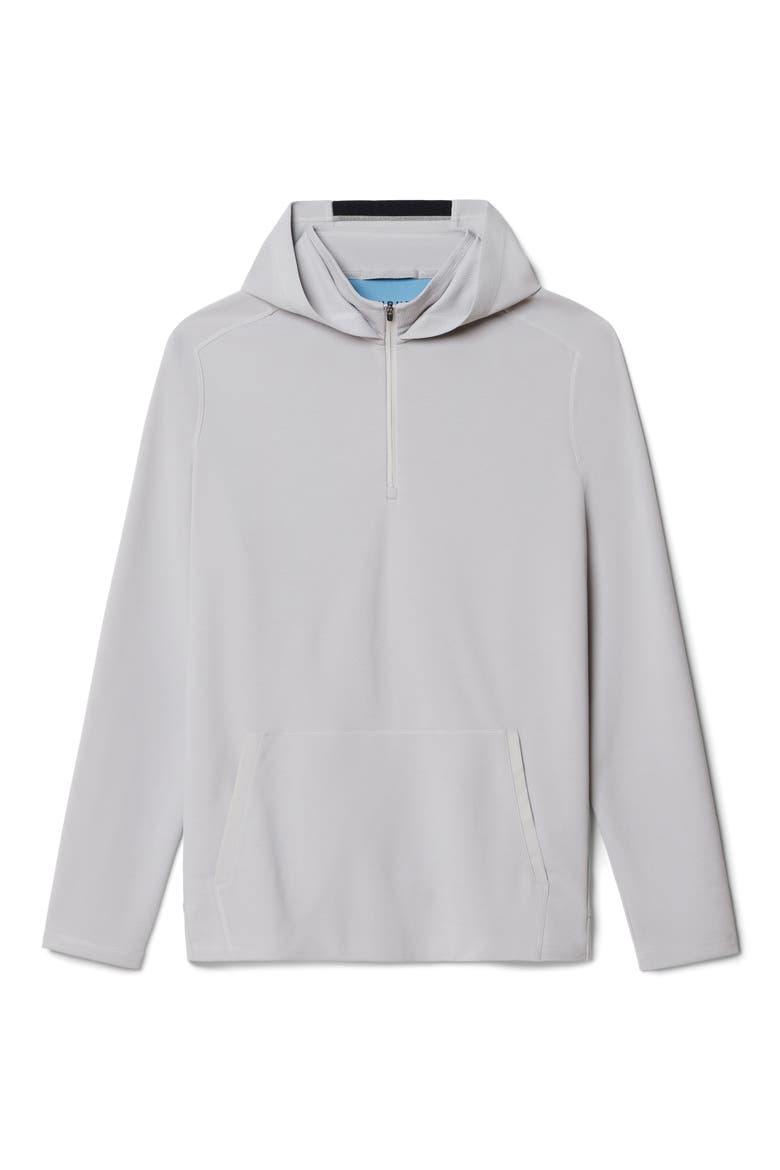 Clubhouse Performance Quarter Zip Hoodie, Alternate, color, SLEET GRAY