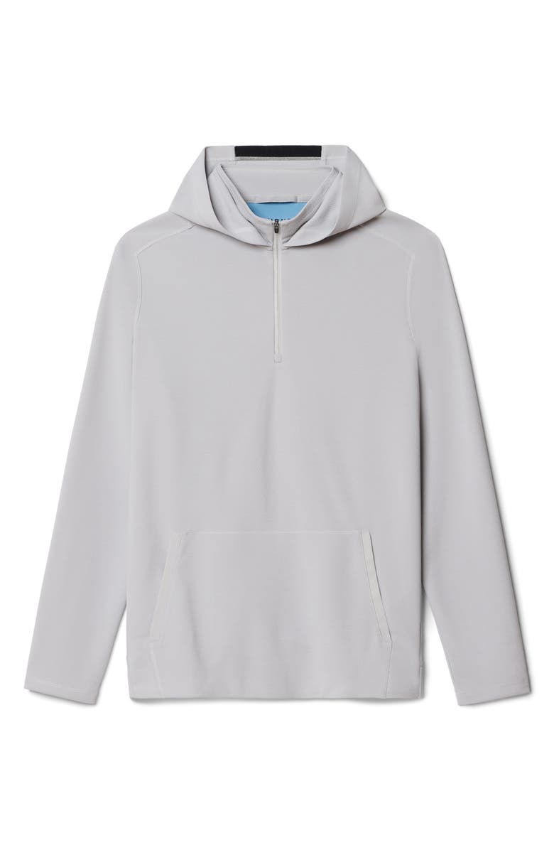 Rhone Clubhouse Performance Quarter Zip Hoodie, Alternate, color, 