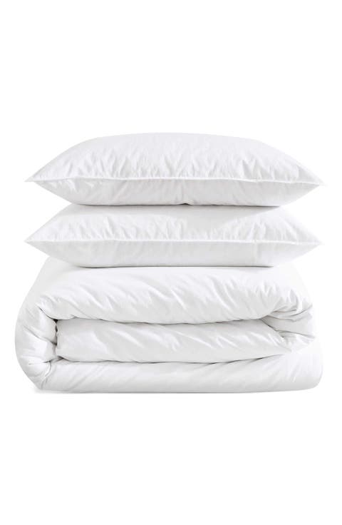 Washed Percale Comforter & Shams Set