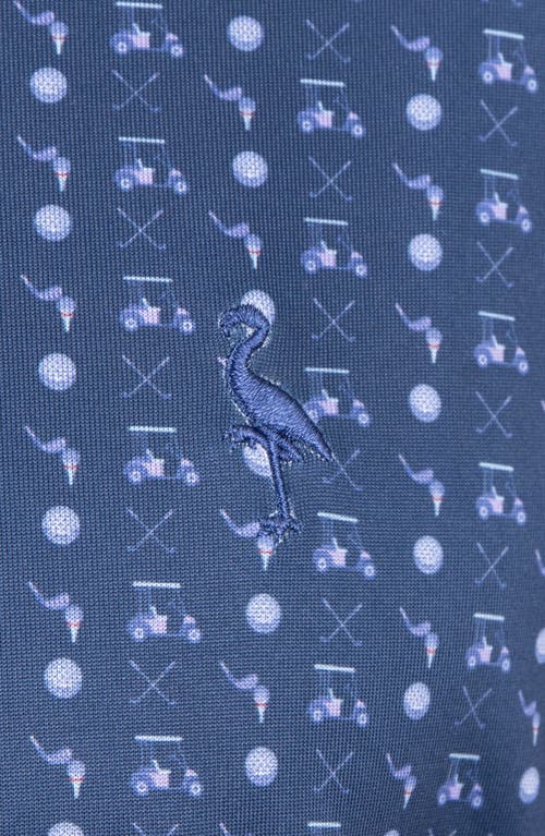 Tailorbyrd Golf Carts Performance Polo In Blue
