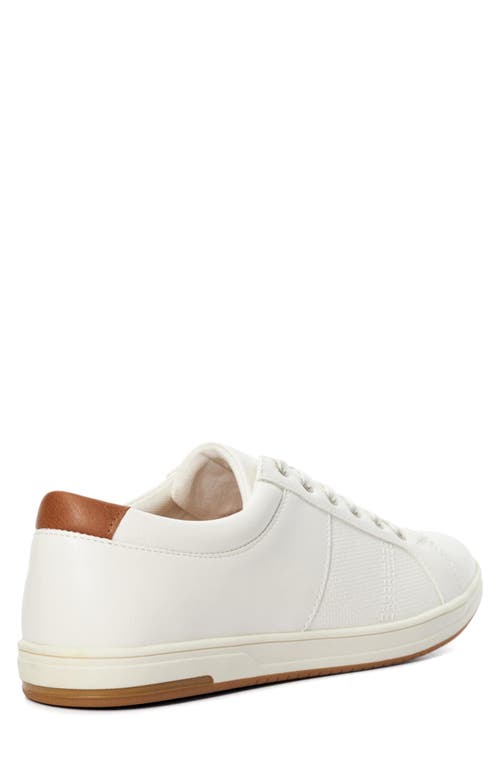 Dune London Trez Sneaker In White