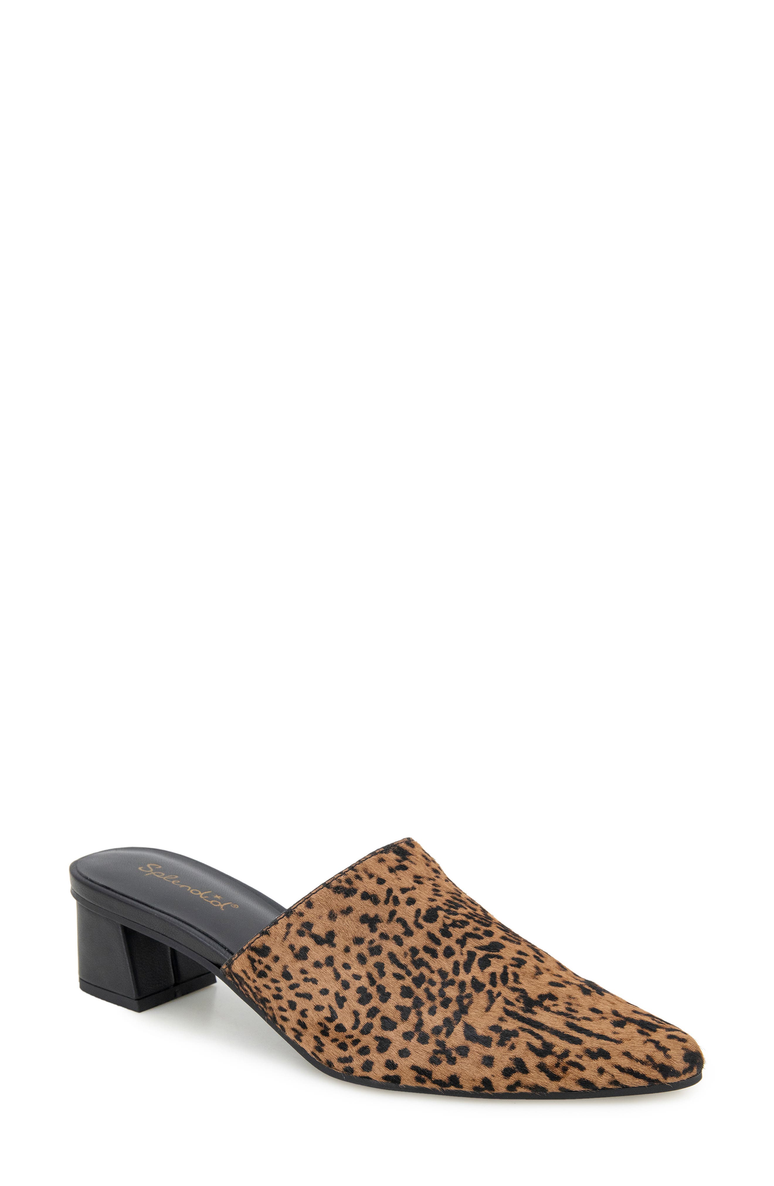 Lorelei Pointed Toe Mule, Main, color, CHEETAH