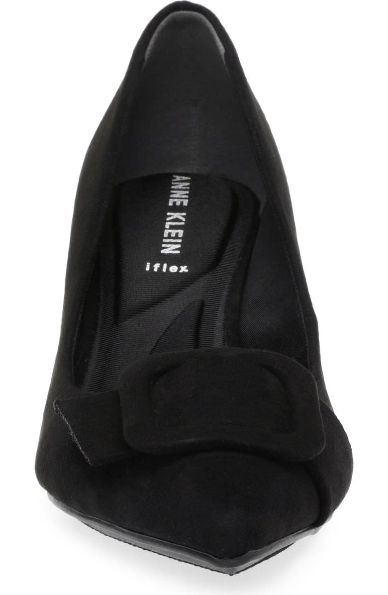 Anne Klein Bentley Buckle Pump, Alternate, color, Black
