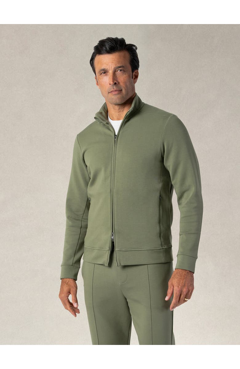 Robert Talbott Evans Track Jacket, Main, color, Olive