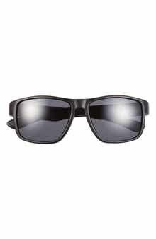 Hurley 58mm Polarized Square Sunglasses