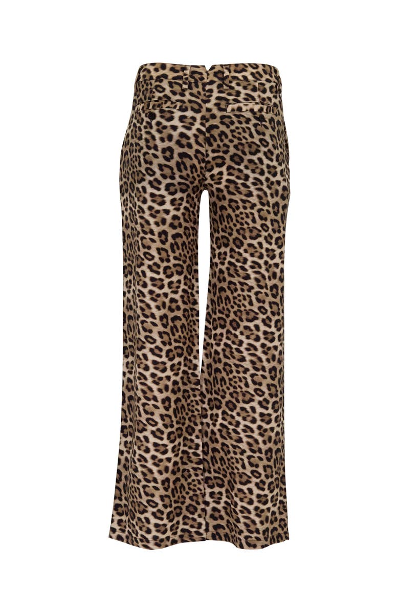 Lords of Harlech Leopard Womens Wool Wide-leg Pant, Alternate, color, Leopard Brown