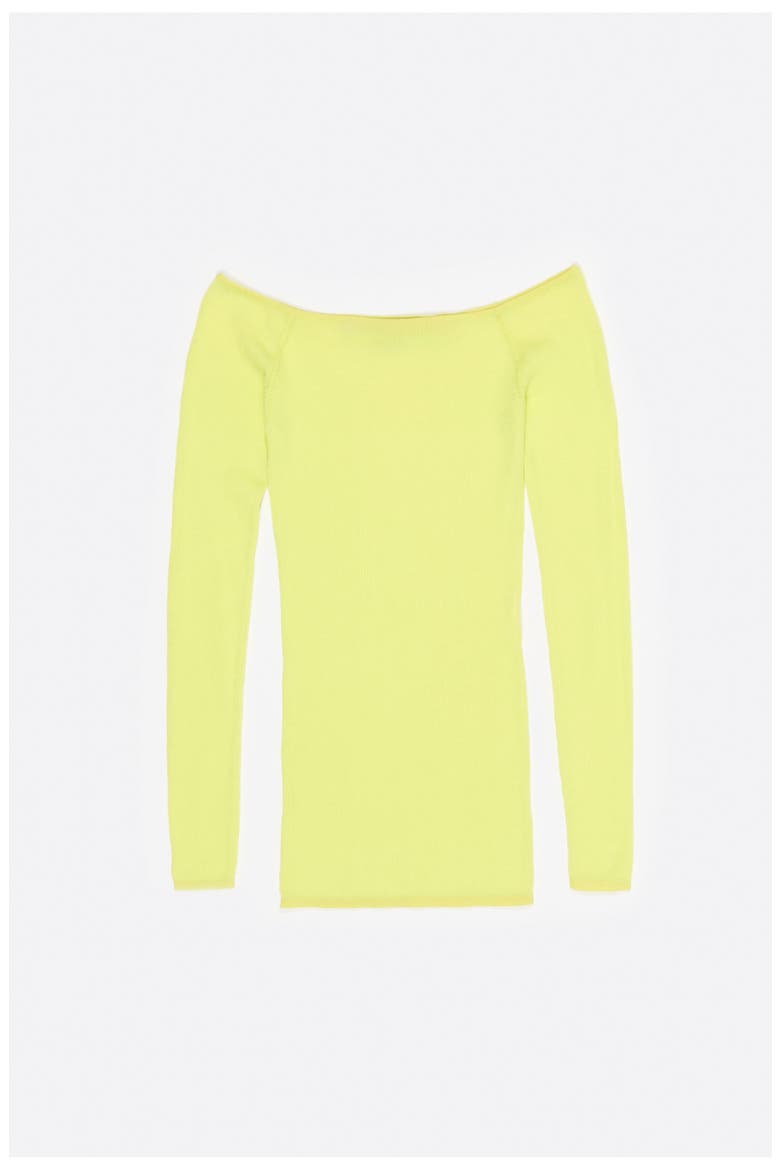 Ribbed Sweater, Alternate, color, LIME