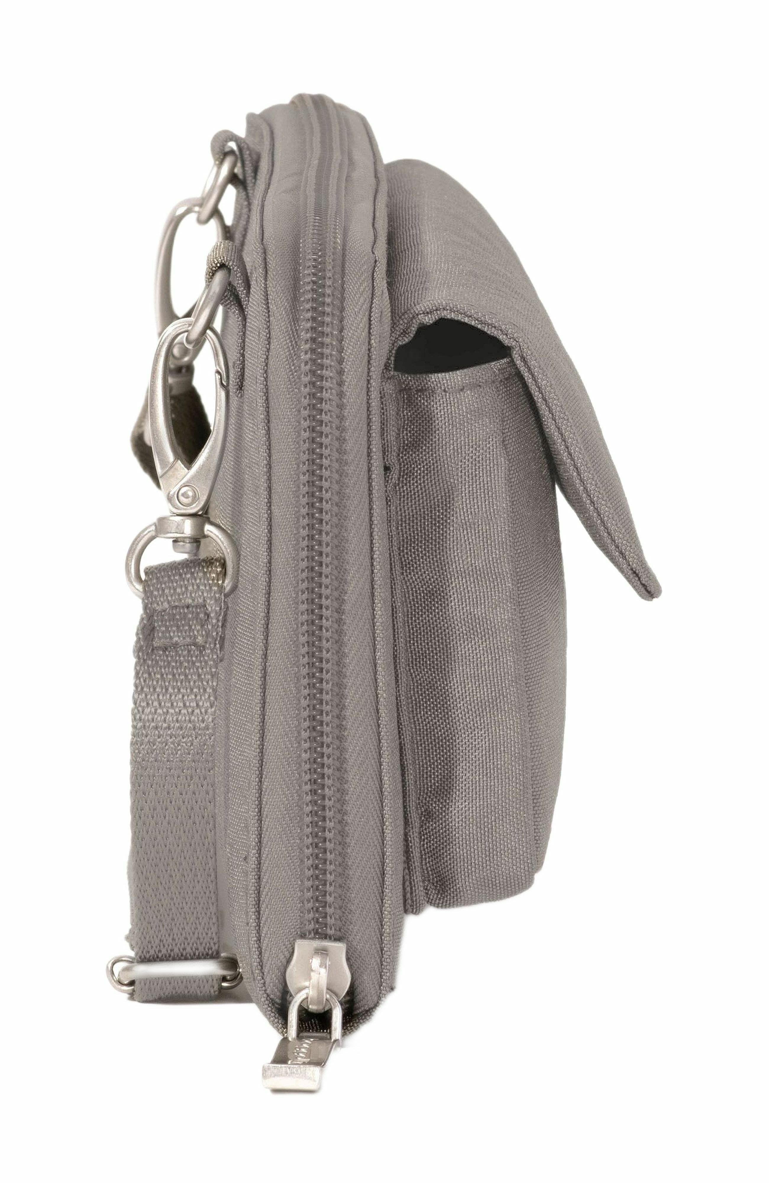 RFID Phone Wallet Crossbody Bag, Alternate, color, STERLING SHIMMER