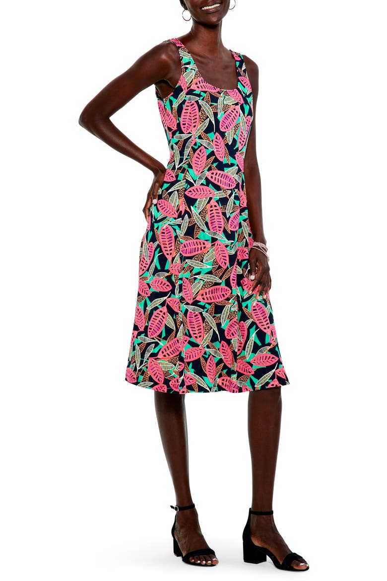 Colorful Canopy Dress, Main, color, PINK MULTI