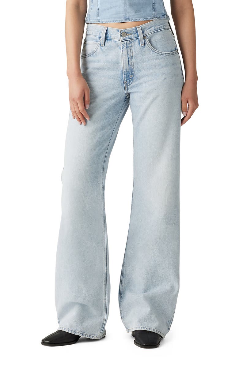 Levi's<sup>®</sup> '94 Mid Rise Baggy Bootcut Jeans, Main, color, Abraided Art