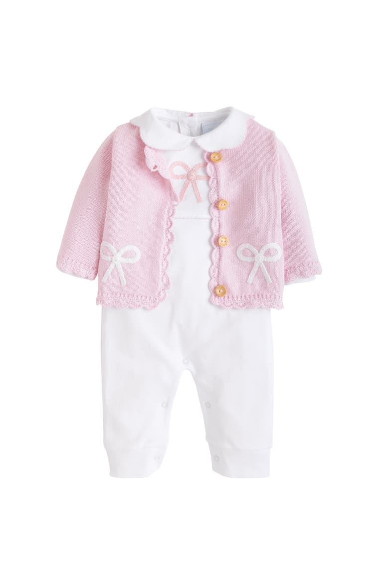 Crochet Playsuit, Alternate, color, Pink Bow