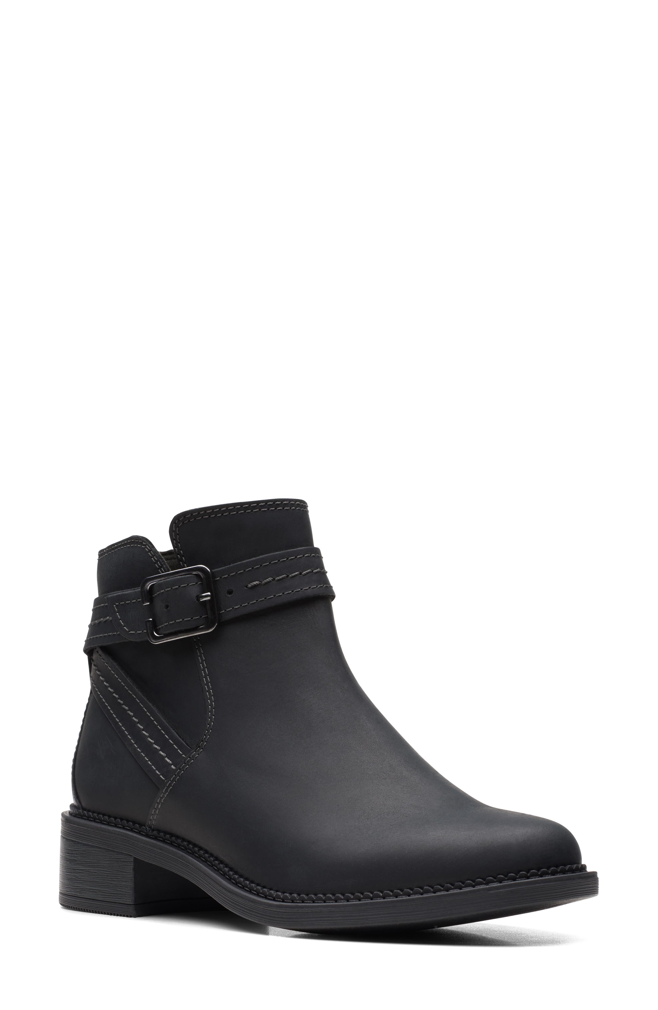 Clarks® Maye Buckle Strap Boot