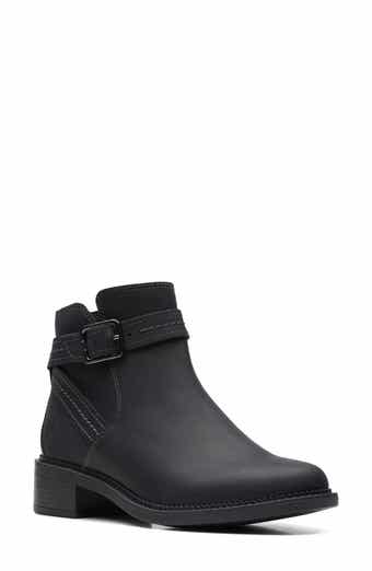Clarks® Maye Buckle Strap Boot