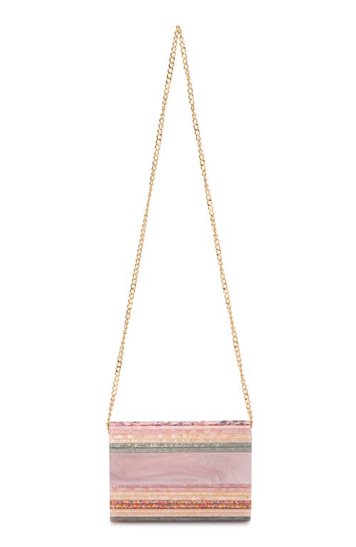 Olga Berg Tacer Acrylic Foldover Clutch