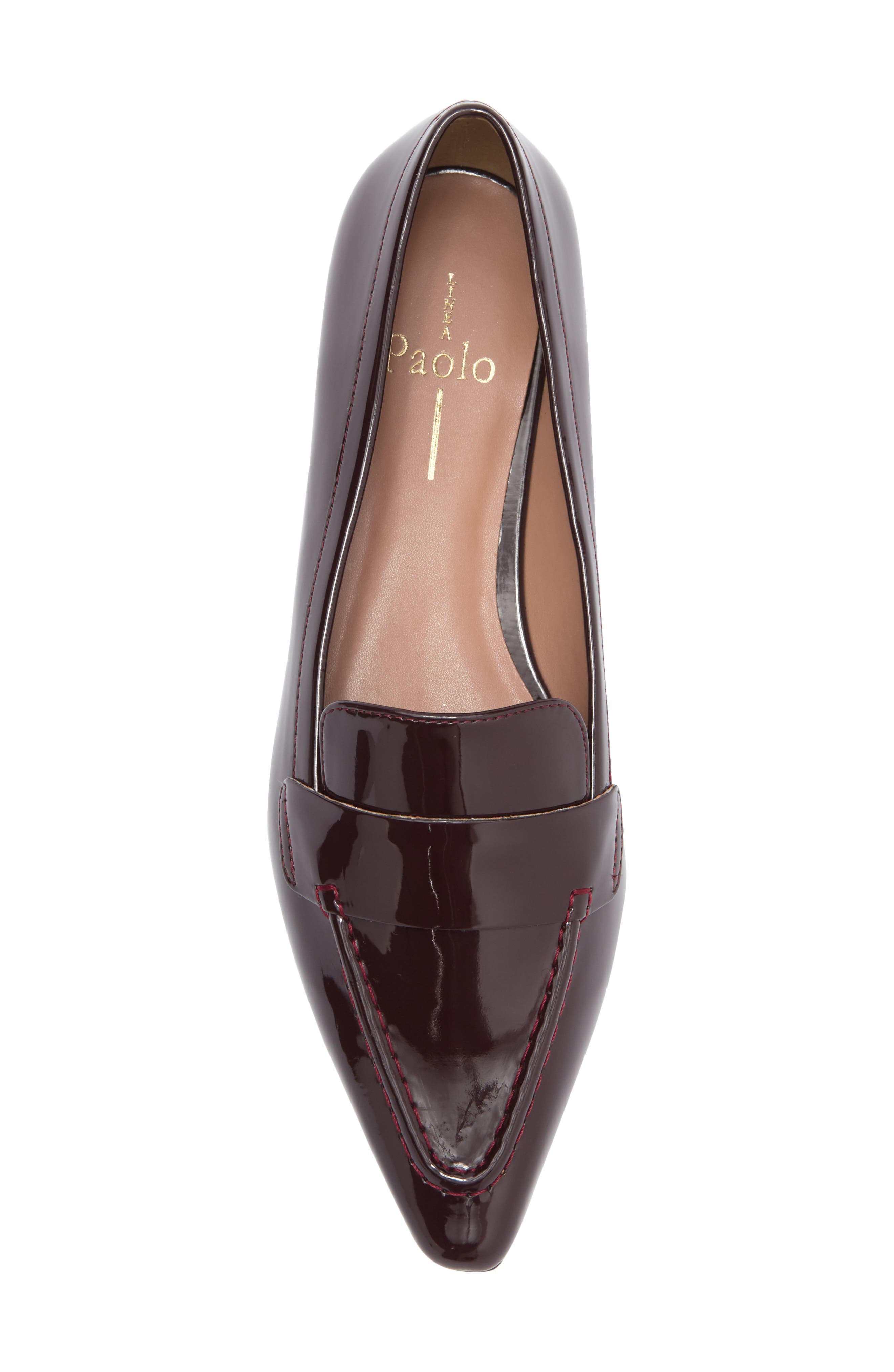 Marlys Pointed Toe Flat, Alternate, color, BURGUNDY