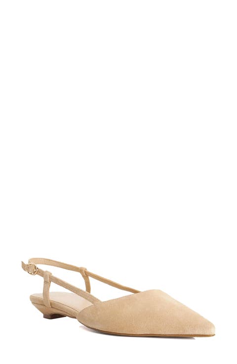 <p>Homie Leather Slingback Pump (Women)</p>